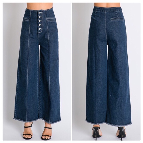 Bella High Waist Wide Leg Jeans - Picture 3 of 8